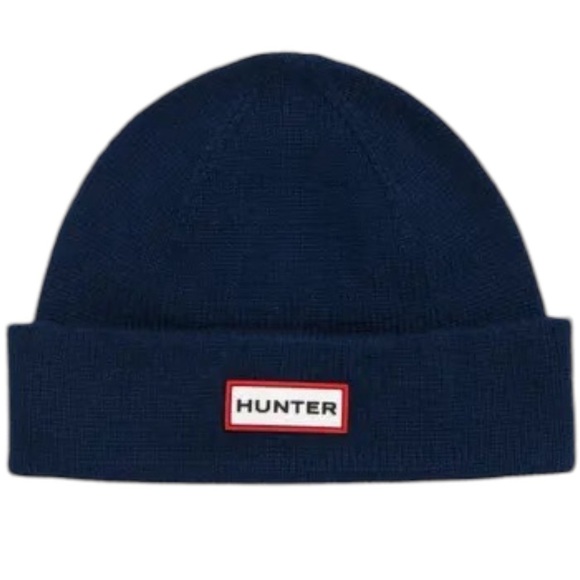 NWT Hunter Women's Play Essential Cuffed Logo Beanie - Picture 1 of 5